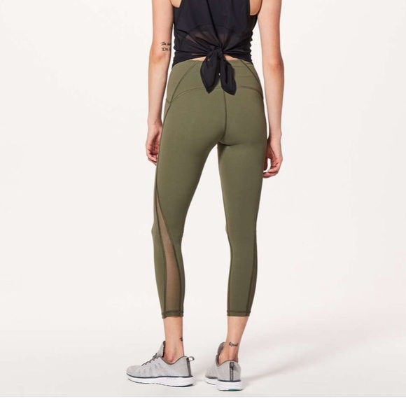 Lululemon Train Times 7/8 Pant *25" Green 4 - Picture 3 of 12